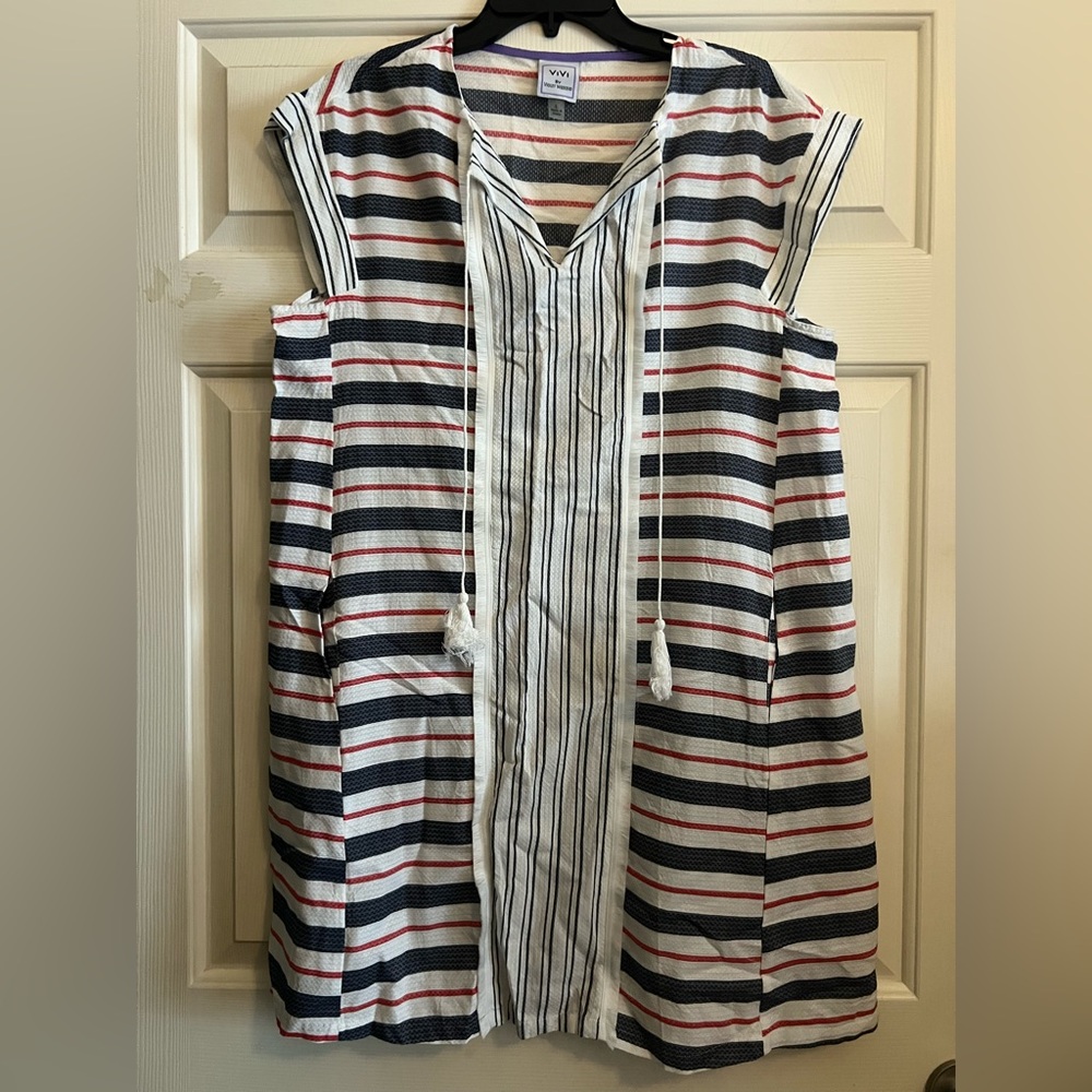 Striped Sleeveless Tunic/Dress